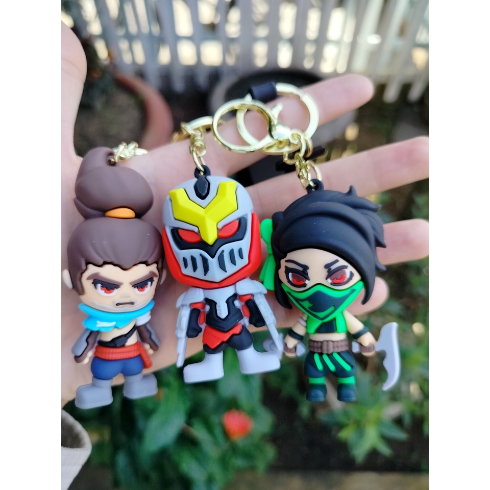 Móc khóa LMHT cute dễ thương, móc chìa khoá xe máy, ô tô phụ treo balo túi xách