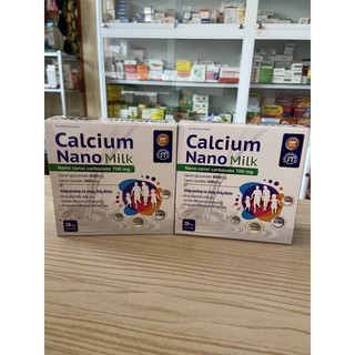 Calcium Nano Milk hộp 20 ống