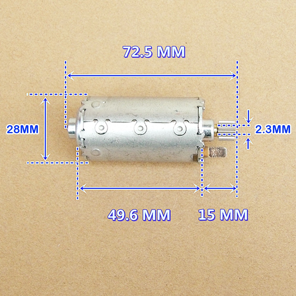 Động Cơ Chổi Than DC 12V 18V 8800-11000RPM Cho Tàu Thuyền Đồ Chơi