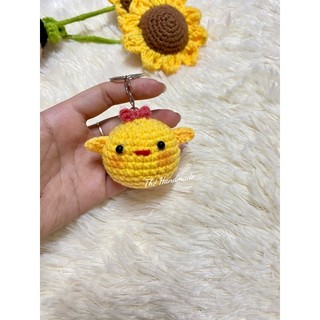 [ Handmade] Móc khoá Vịt con, gà con bằng len