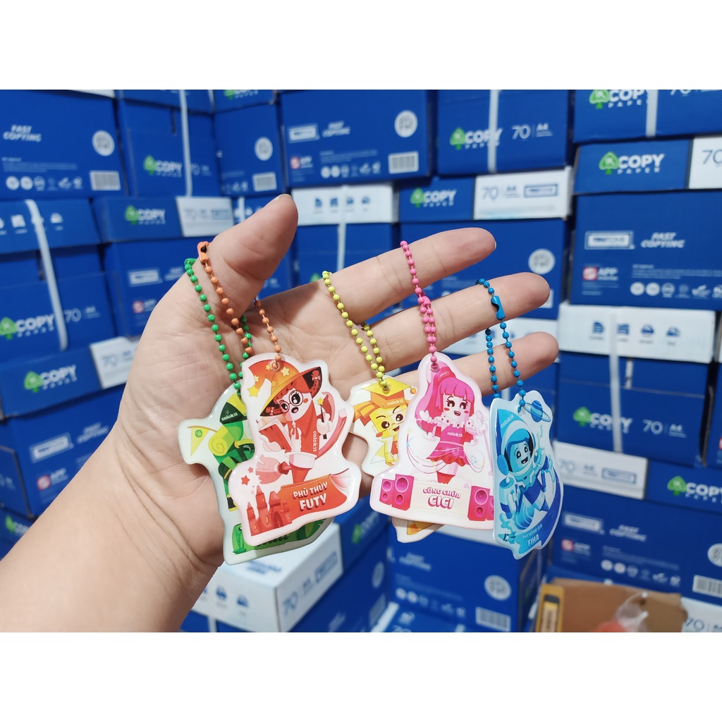 Móc khóa màu sắc hình ngộ nghĩnh