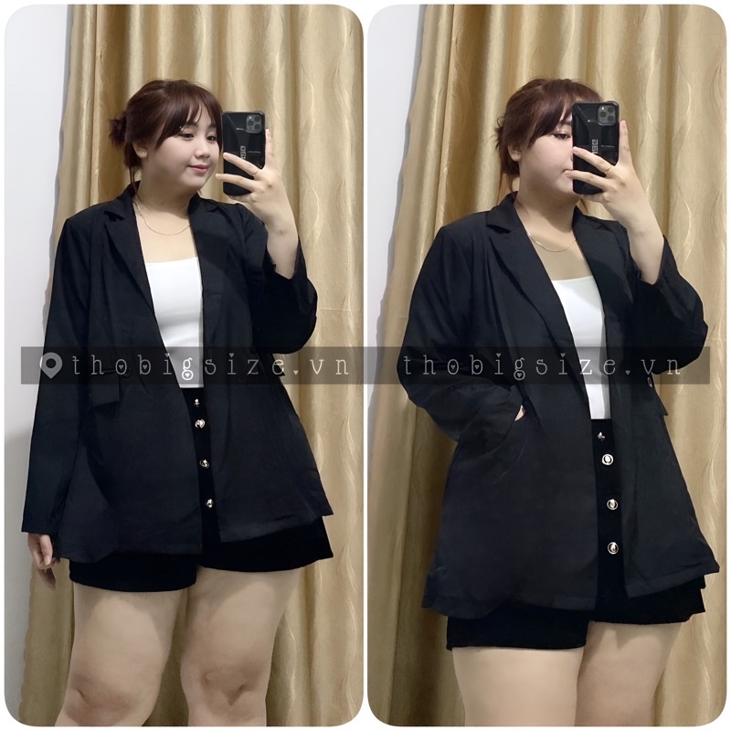 Blazer Khoác Vest Bigsize Siêu Phẩm ( mẫu shop chụp )