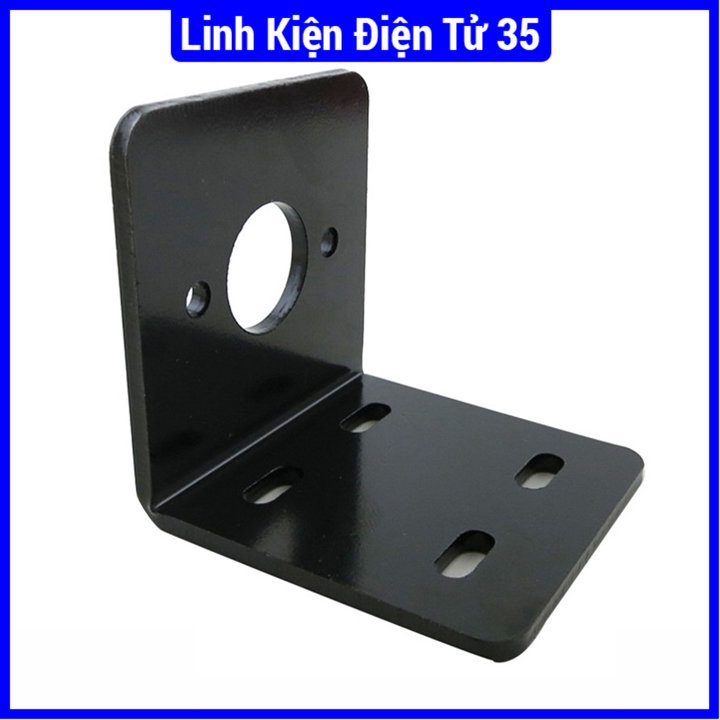 Sản phẩm khung giá đỡ động cơ bước, khung xe robot 775 V2 lỗ tròn tặng kèm 02 M4 ốc bắt vào 775, chất lượng