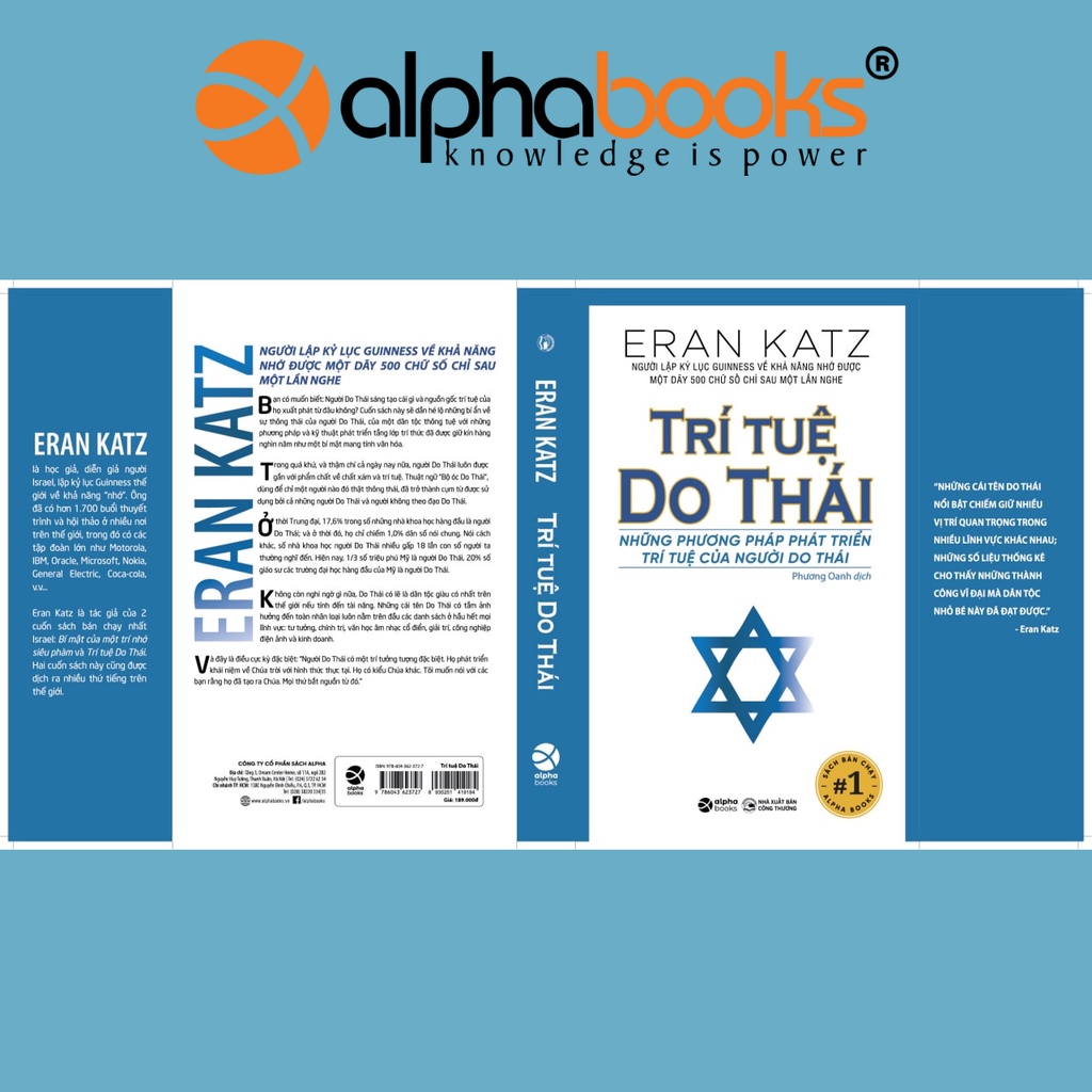 Sách   Trí Tuệ Do Thái - Những Phương Pháp Phát Triển Trí Tuệ Của Người Do Thái - Eran Katz 