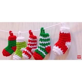 Tất len trang trí noel