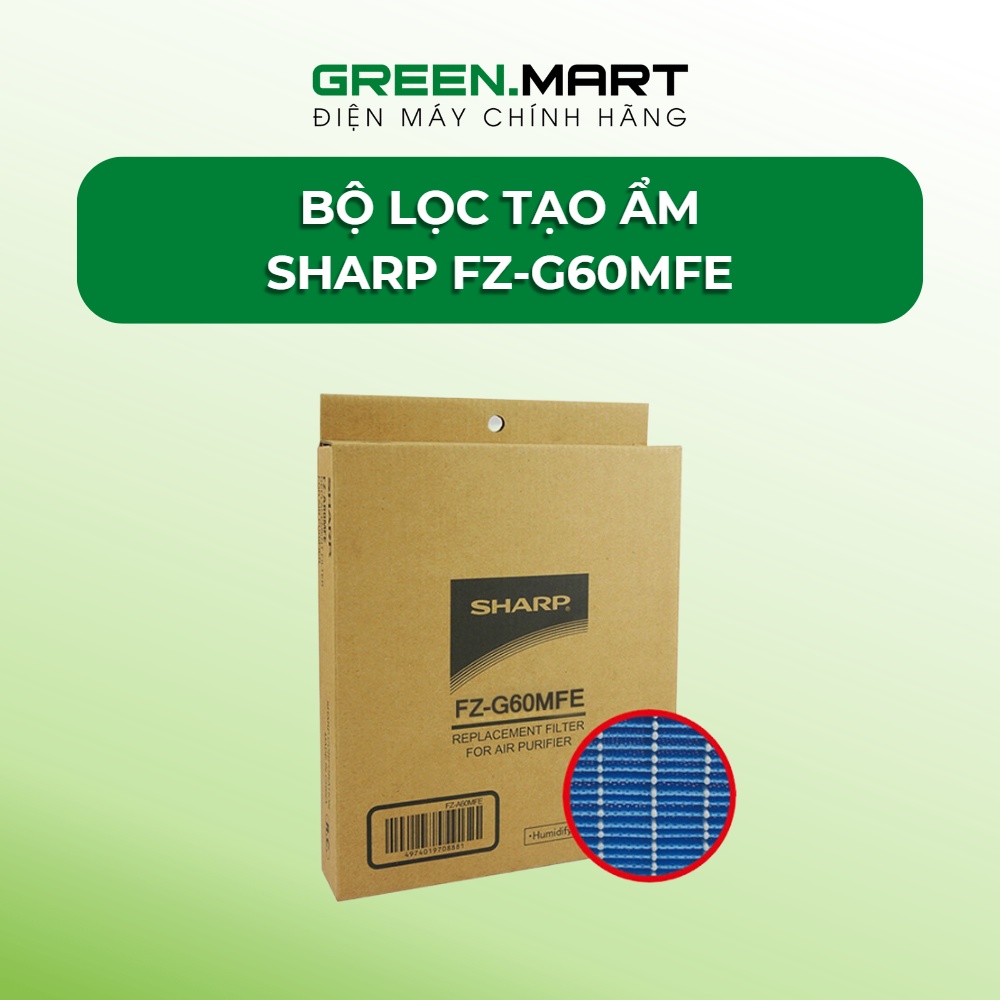 Màng tạo ẩm Sharp FZ-G60MFE| Sử dụng cho máy tạo ẩm KC-G40EV-W, KC-G50EV-W, KC-G60EV-W