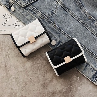 Ví card đựng thẻ mini nữ cầm tay Flum da mềm họa tiết quả trám 23C