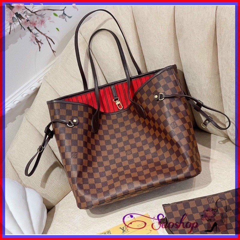 Túi Xách LV size 40 Hàng Quảng Châu Cao Cấp Fullbox Chất Da mềm sịn GV858