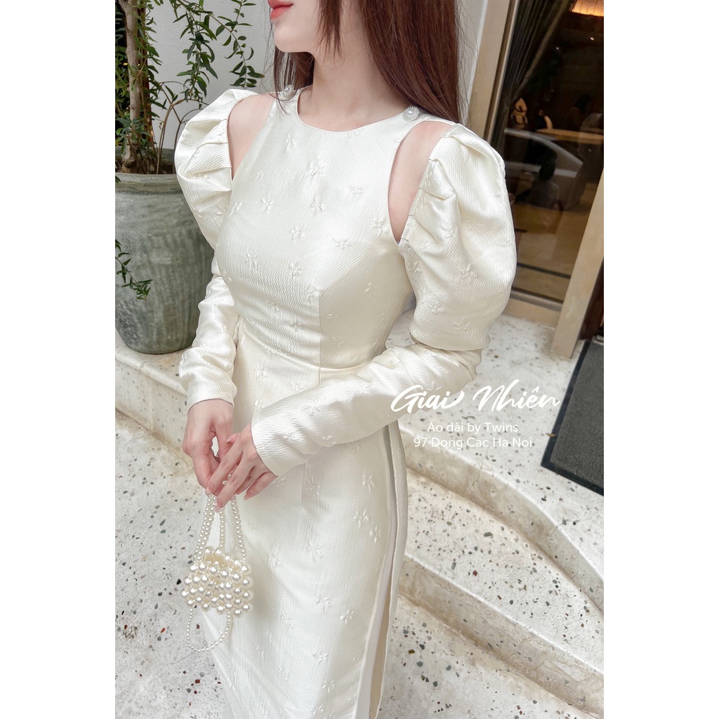 Áo dài Giai Nhiên thiết kế by Twins (kèm quần lụa)
