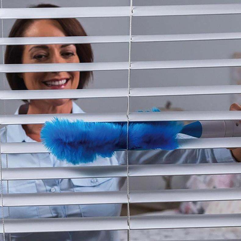 Chổi Quét Bụi Thông Minh Đầu Chổi Xoay Liên Tục Tích Điện Tự Đôngk