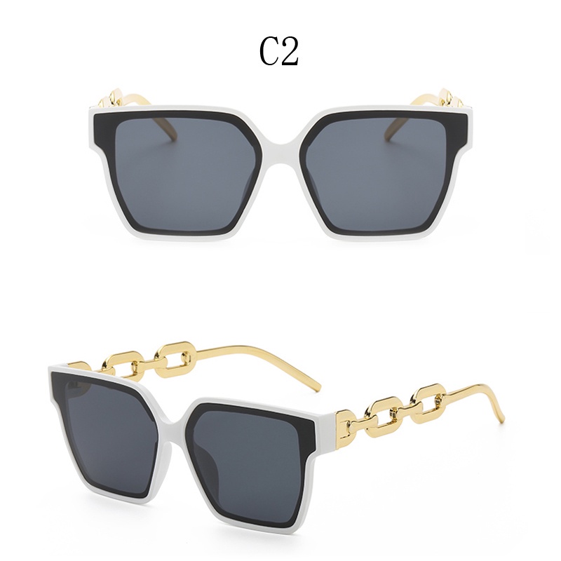 Kính Mát Gọng Vuông Bằng Nhựa Phong Cách Vintage Thời Trang Cho Nữ