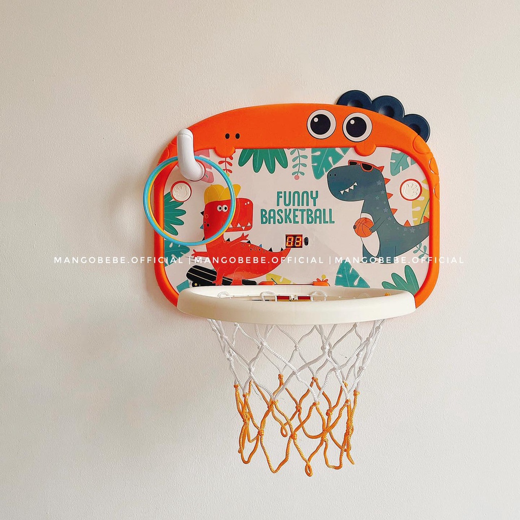 Set bóng rổ treo tường tính điểm Funny Basketball Aoland giúp bé vận động, phát triển chiều cao