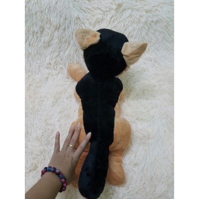 Gấu nhồi bông con chó Becgie giống như thật