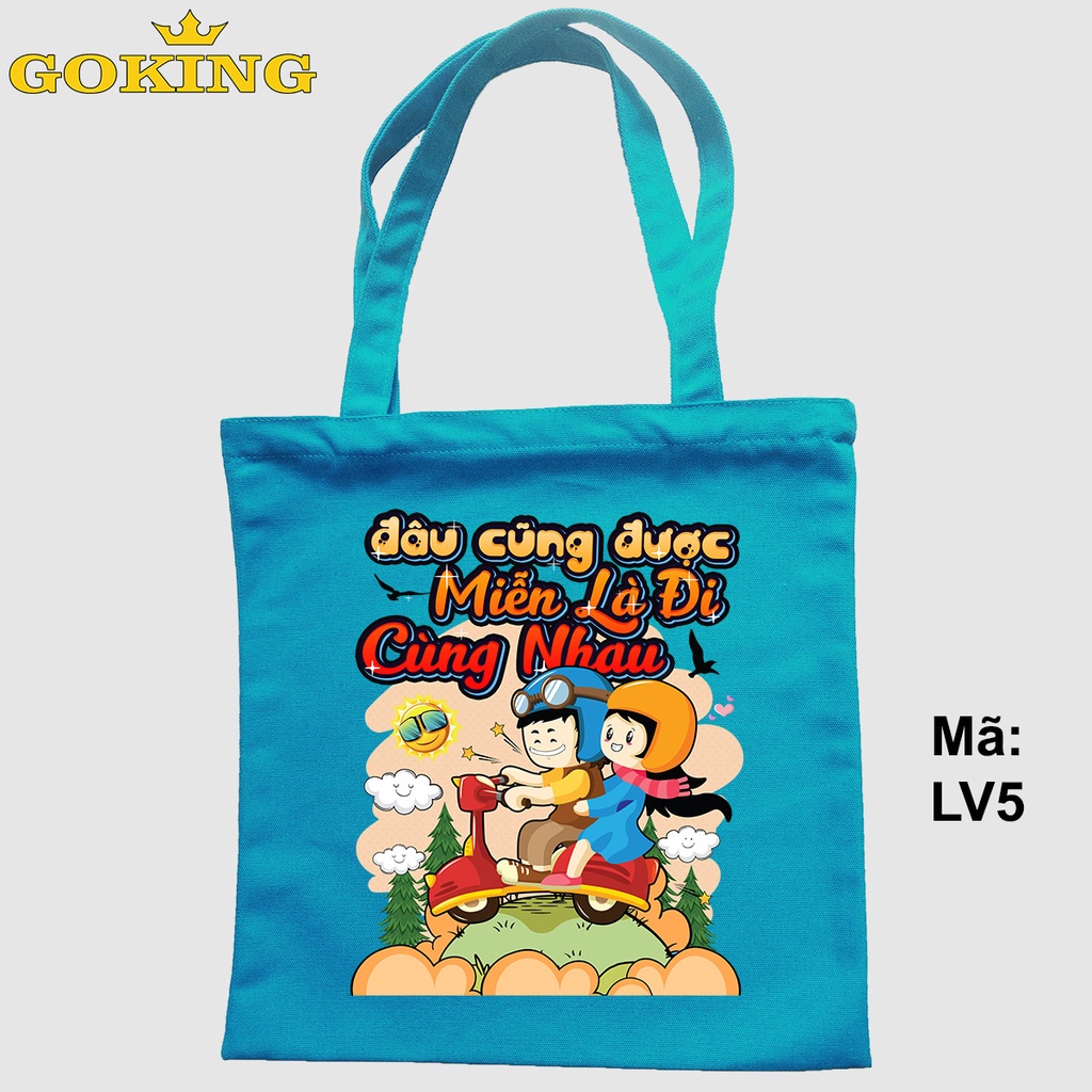 Túi xách tote, Đâu cũng được miễn là đi cùng nhau, mã LV5. Quà tặng cao cấp cho gia đình, nam nữ cặp đôi, hội nhóm