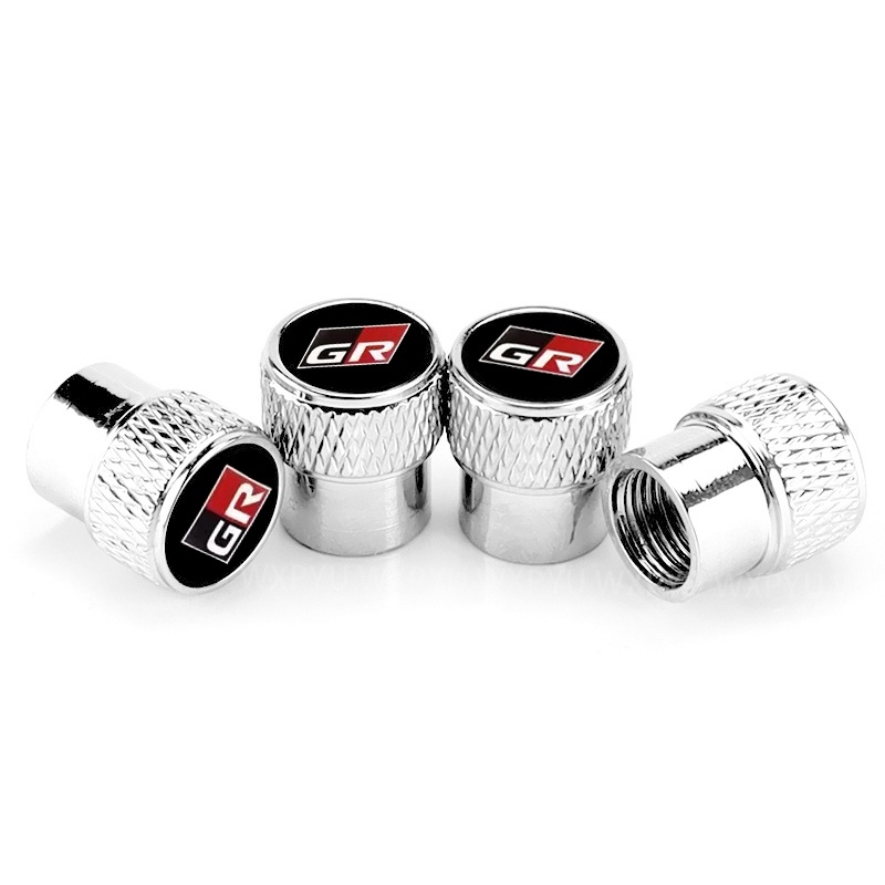 Nắp Van Bánh Xe Chống Bụi Cho Toyota GR Sport Gazoo Racing Yaris 86 Corolla Hilux Supra C-HR