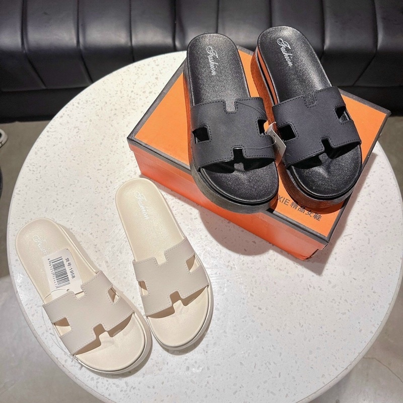 DÉP BÁNH MÌ chữ H  siêu xinh cao 5p cực êm chân