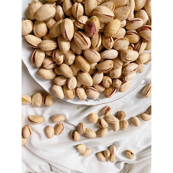 Hạt dẻ cười Trần Anh Food - Hạt dẻ cười rang muối hộp 500g ăn vặt mẹ bầu ăn kiêng giảm cân