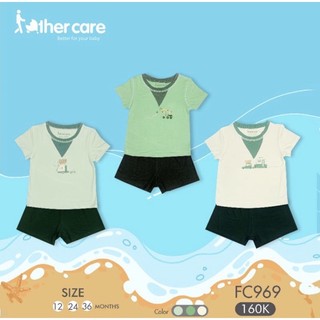 Bộ cộc bé trai Father chất thun lạnh