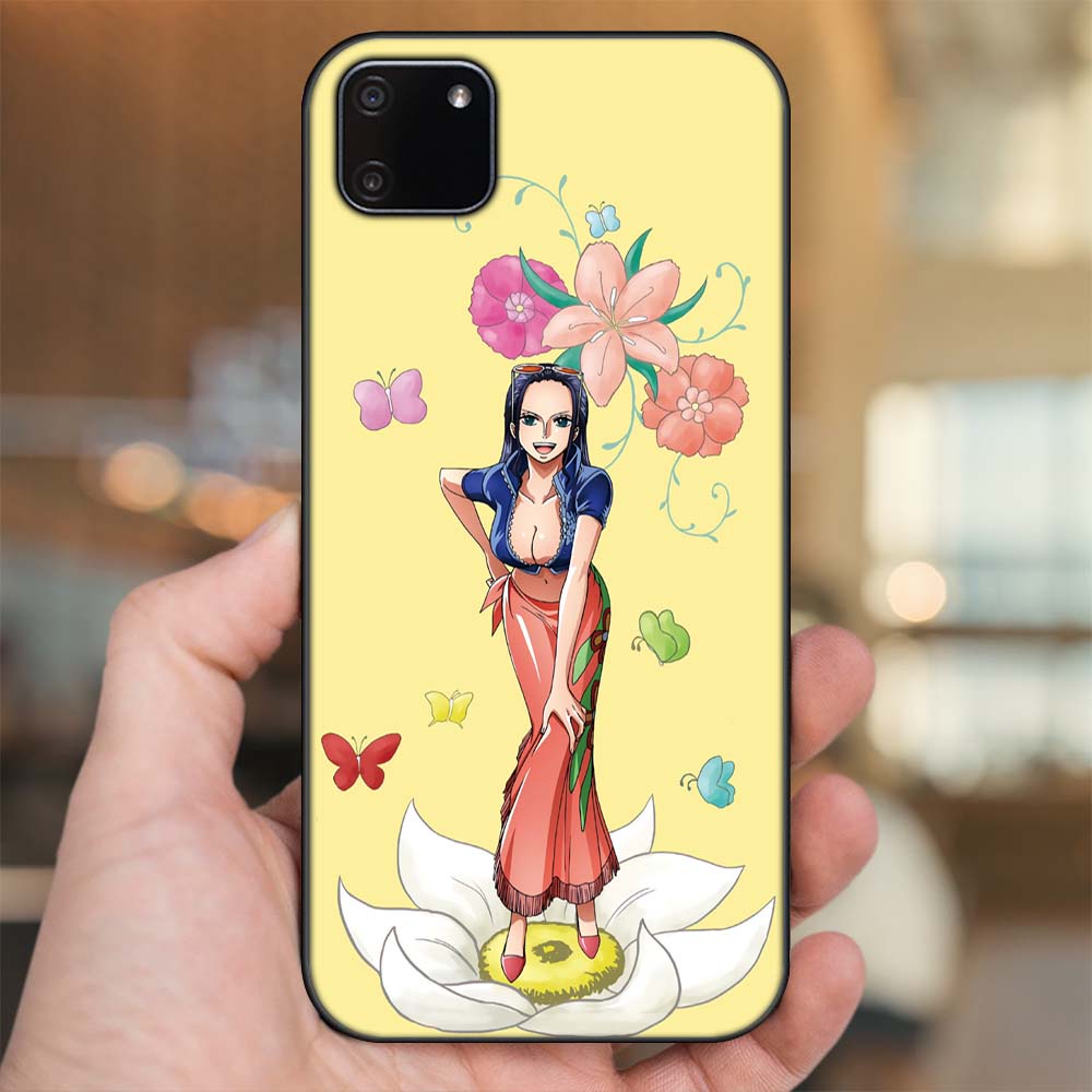 Ốp lưng Realme C11 2020 viền đen in hình Nico Robin One Piece Đảo Hải Tặc