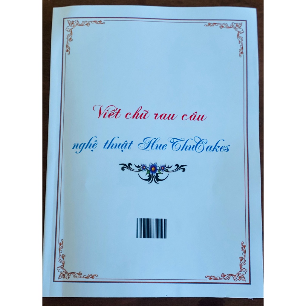 S.ách viết chữ lên bánh rau câu, bánh bông lan, gato