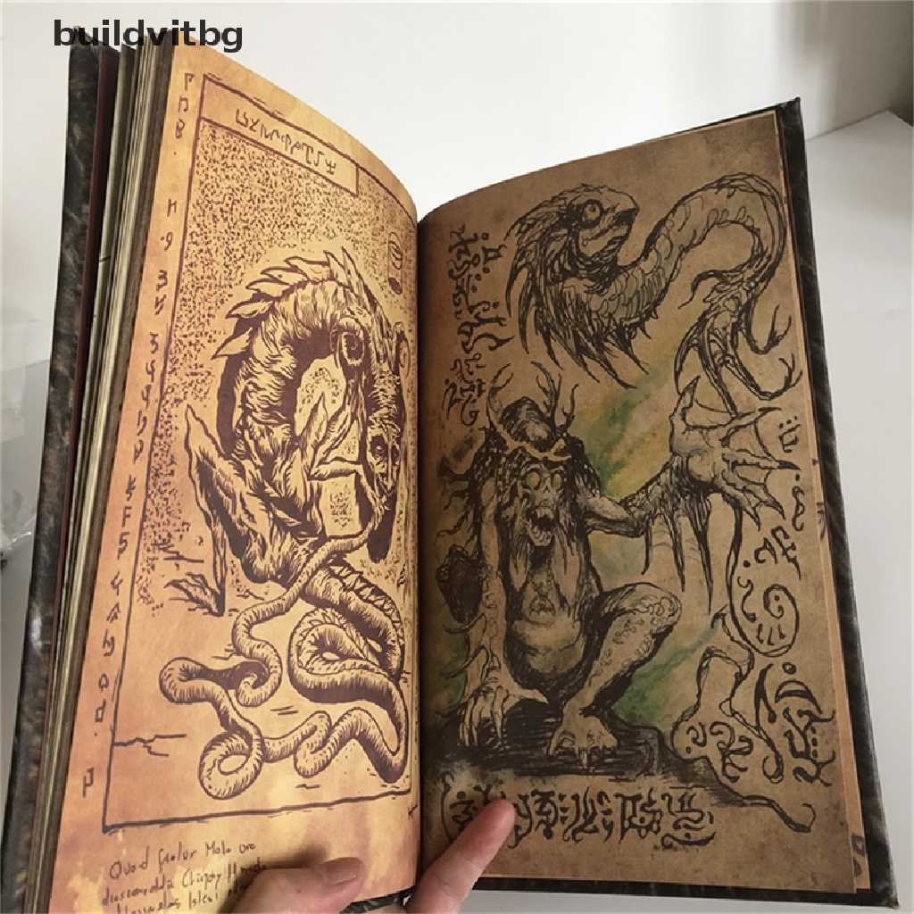 Sách Ma Thuật Necronomicon Dark Magic Book Demon Dead Summon Book Altar Để Bàn Trang Trí Phòng Khách