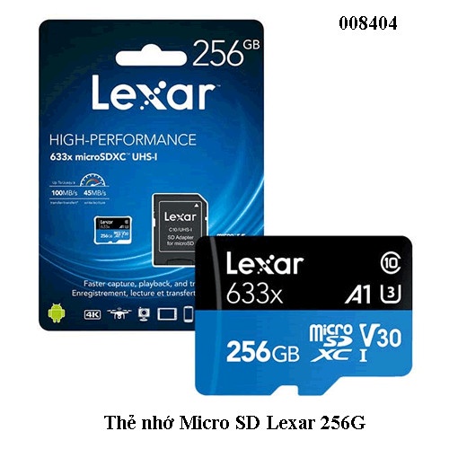 Thẻ nhớ Lexar 256gb