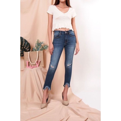 Quần jeans rách hai gối G4RAGEQ1343
