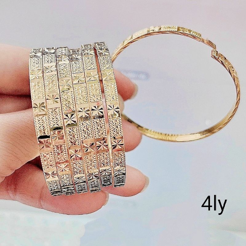 Vòng ximen bộ 7 chiếc khóa lưỡi gà cao cấp kí hiệu 18k