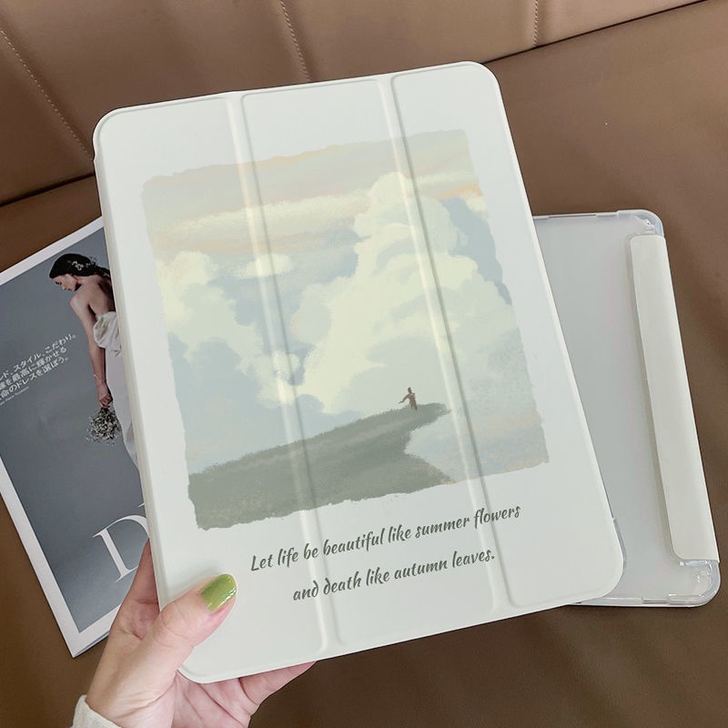 Ốp Máy Tính Bảng Mềm Họa Tiết Hoàng Hôn Cho iPad GEN7 / 8 / 9 10.2 "GEN10 10.9" Pro11 "Pro12.9" 2022 Air4 Air5 Air3 mini6