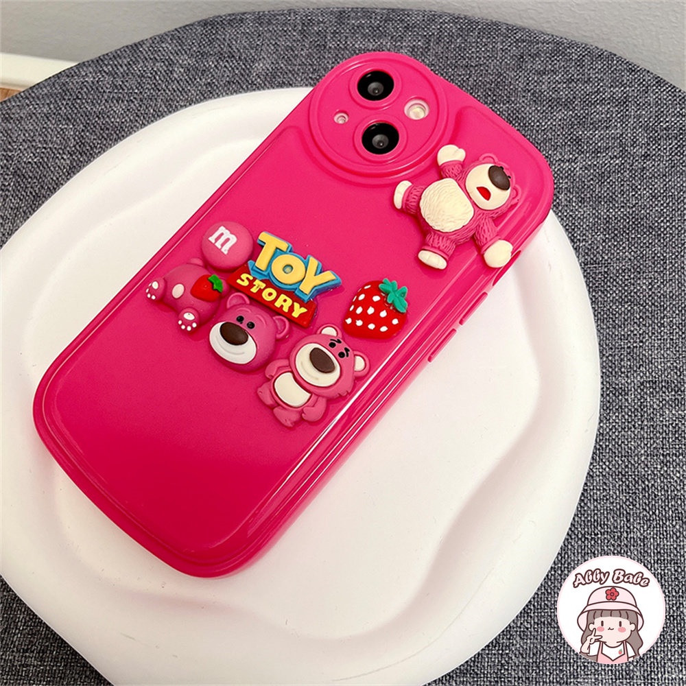 Ốp Điện Thoại Mềm Hình Gấu 3D Chống Mồ Hôi Cho IPhone 14 Pro Max 11 7Plus 13 12 11 Pro Max X XS Max XR