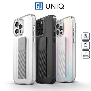 Ốp lưng UNIQ Hybrid Heldro For iPhone 15/ 14 series Tích hợp dây đeo từ tính FlexGrip chống sốc 4m