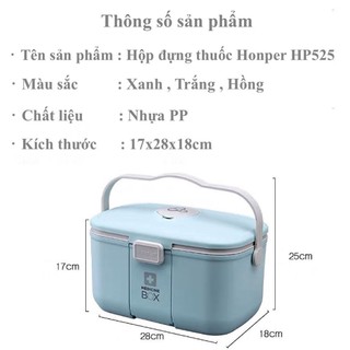 Hộp đựng thuốc/ dụng cụ chăm sóc Honper cho bé