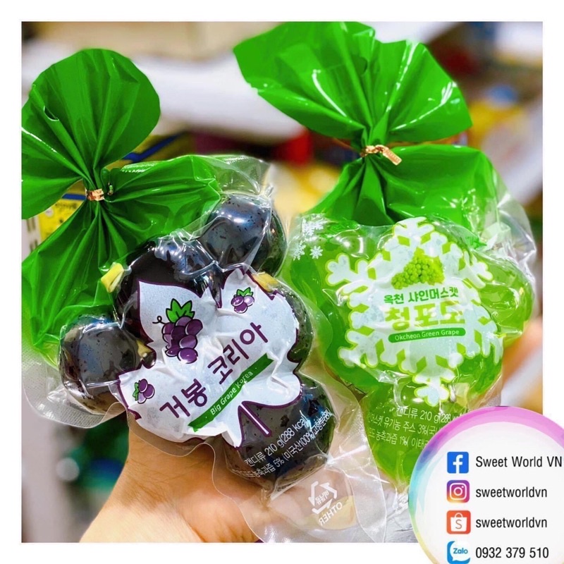 Thạch nho Kyoho (210g) - Hàn Quốc