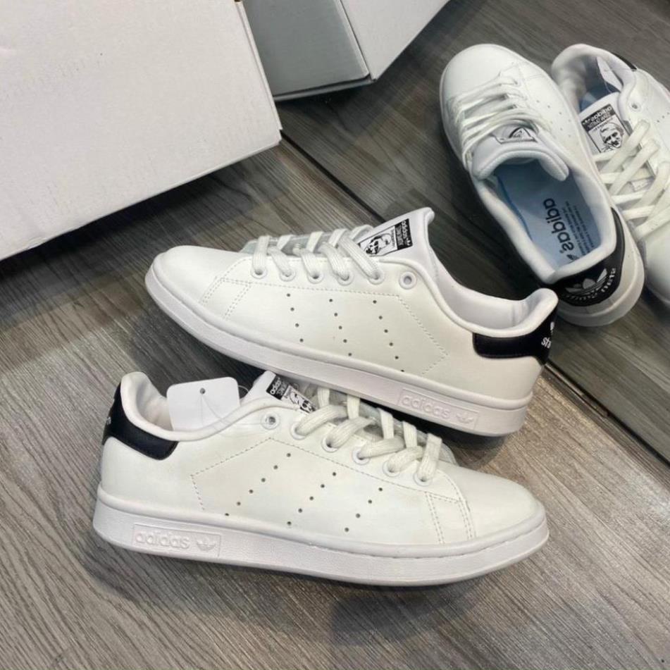 Giày Thể Thao Giày Adidas stanmith Trắng gót đen , gót xanh green hot trend 2022