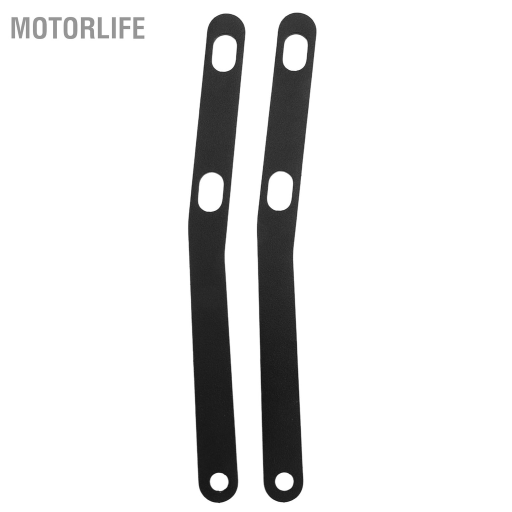 Motorlife Đèn pha xe máy màu đen Lưới bảo vệ đèn Tấm che thay thế cho CB500X 2016‑2017