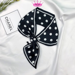 Khăn quàng cổ lụa cao cấp, khăn lụa quàng cổ,  khăn choàng lụa dài thời trang