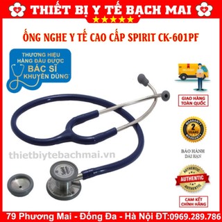 Ống Nghe Y Tế Cao Cấp Spirit CK - 601PF ( 2 mặt - bảo hành 12 tháng )