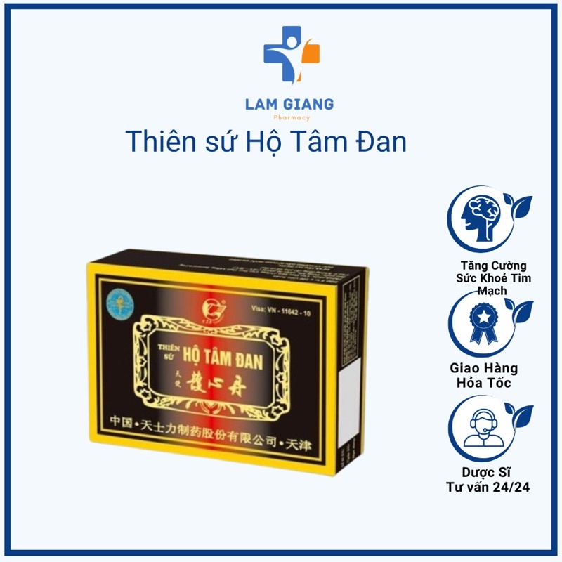 Thiên sứ hộ tâm đan ( hộp 2 lọ * 100 viên)