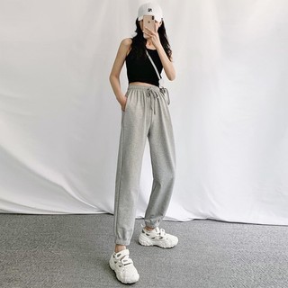 Quần Jogger Lưng Cao Plus Size Cho Nữ