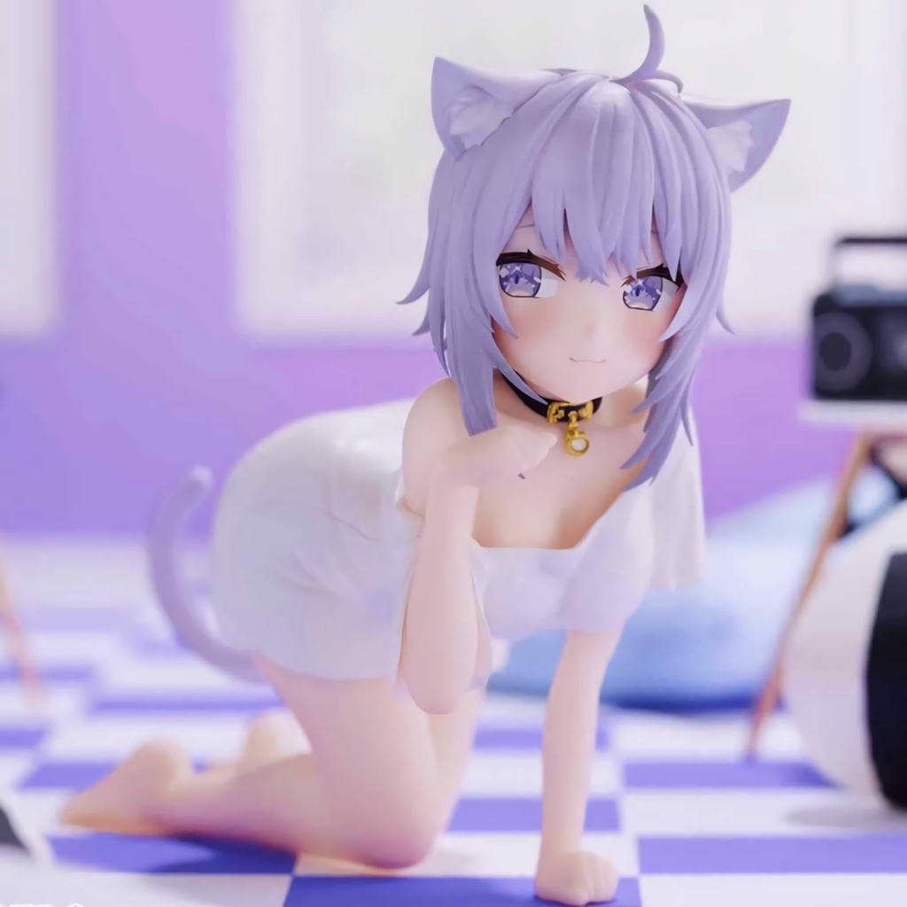 Mô Hình Nekomata Okayu - Relax Time Hololive Figure