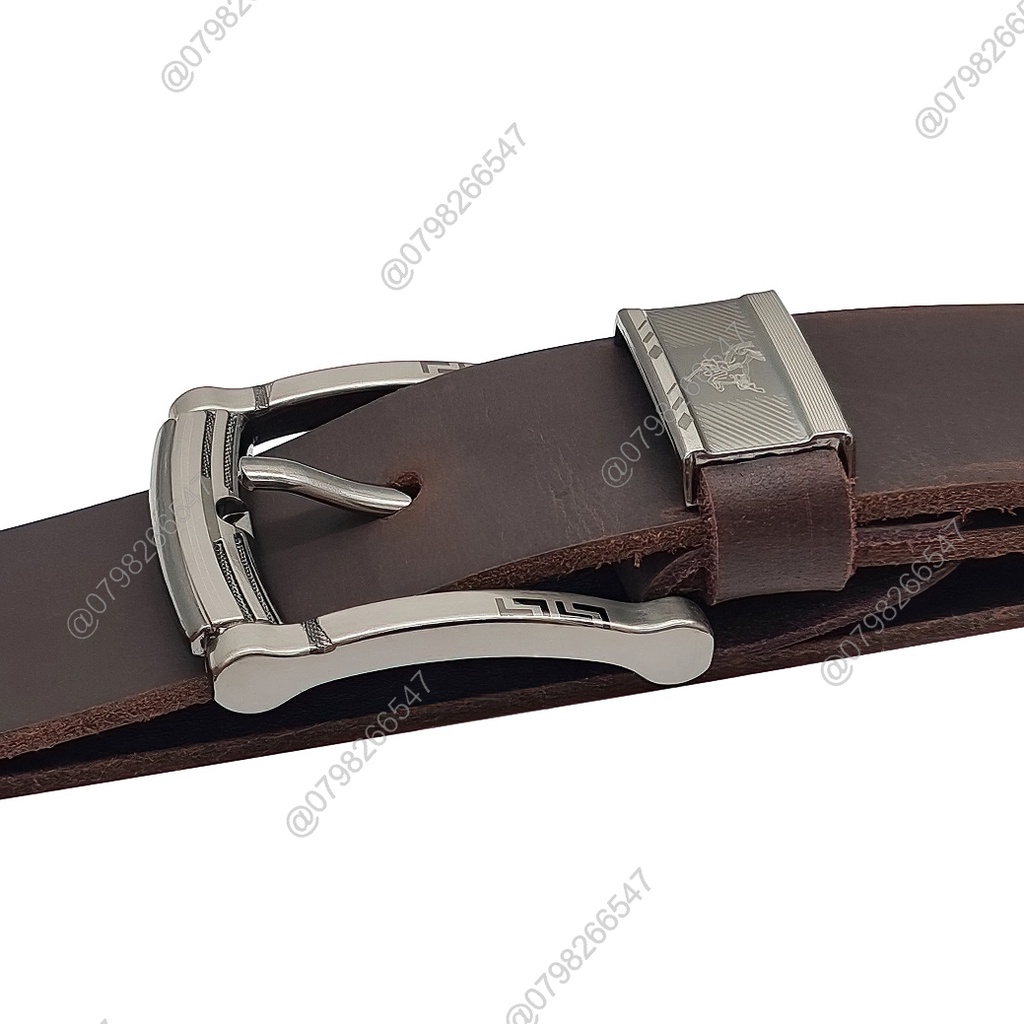 Thắt lưng da nam DHM-169 | Dây nịt nam da bò sáp khoá kim thời trang | Bảo hành 12 tháng