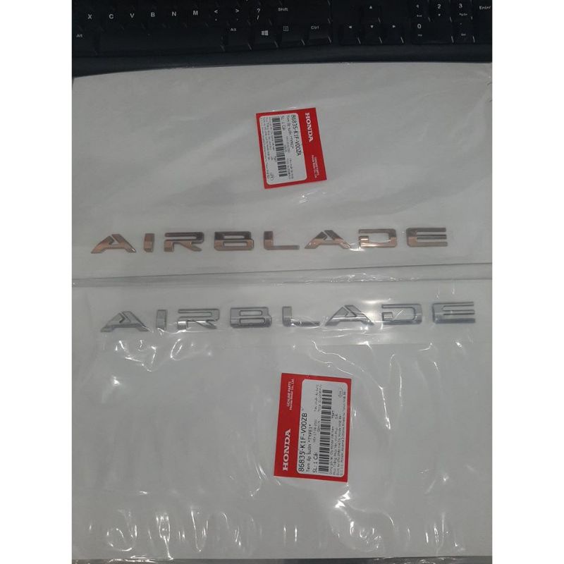 Tem chữ nổi  Air Blade 2020-2022 ab150 160 chính hãng Honda