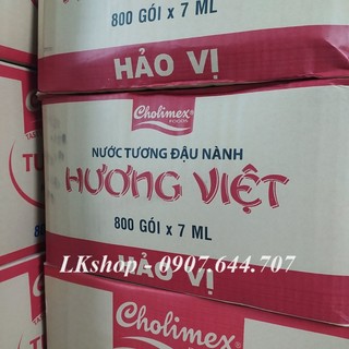 Thùng 800 gói nước tương đậu nành Hương việt Hảo vị