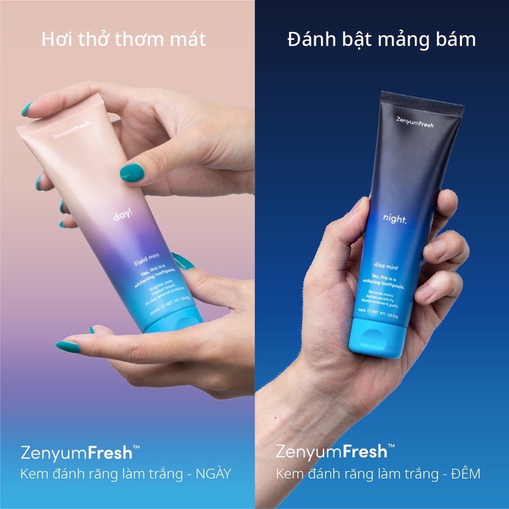 Kem Đánh Răng Zenyum Fresh Ngày/Đêm (100mL)