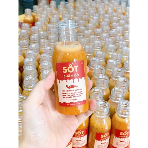 Sốt chấm đỏ chuyên chấm thịt, gà, hải sản...siêu đỉnh