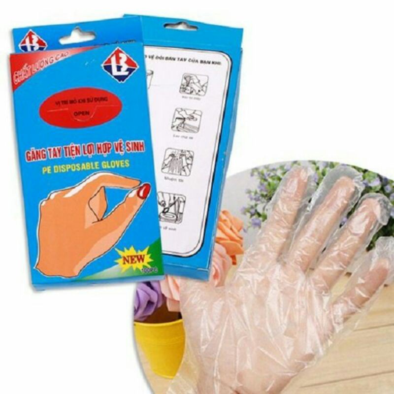 Găng tay dùng 1 lần siêu dai