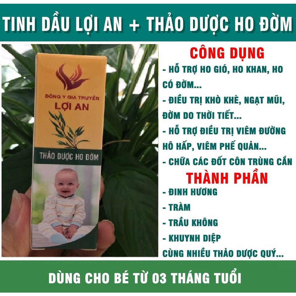 Tinh dầu Lợi An chính hãng 20ml