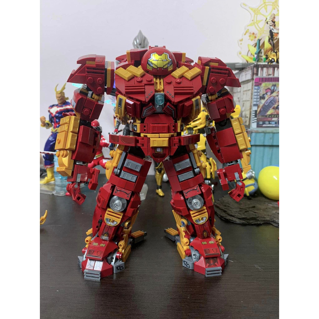 Đồ chơi lắp ráp robot iron man hulkbuster cỡ lớn, đồ chơi lắp ghép mô hình thông minh cho trẻ em BOBIKIDS LG03