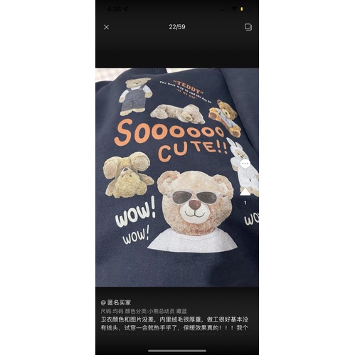 •PRE-ORDER•  SWEATER SHIRT HÌNH GẤU THỎ