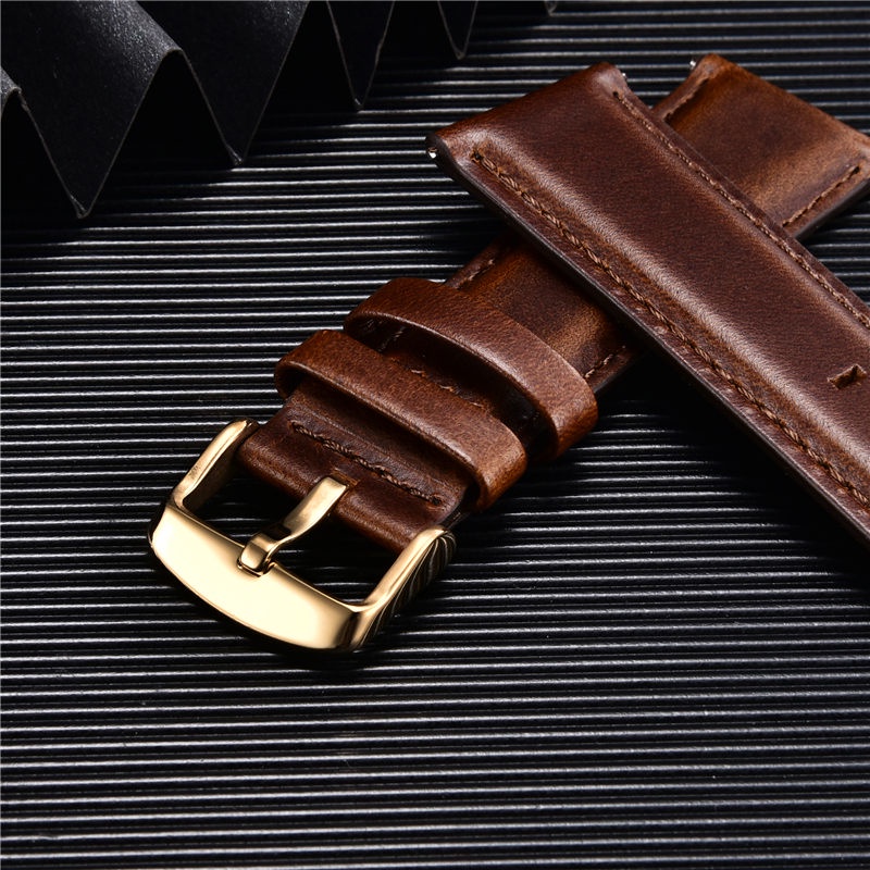 Dây Đeo Cổ Tay Bằng Da Thật Tháo Lắp Nhanh Cho HUAWEI WATCH 3 Pro GT3 Pro GT2 GT 2 46mm 42mm